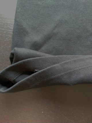 Vestido tipo camiseta negro Zara