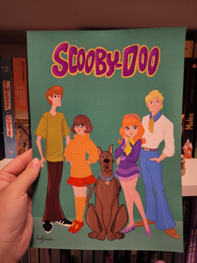 Ilustración Scooby-Doo A4