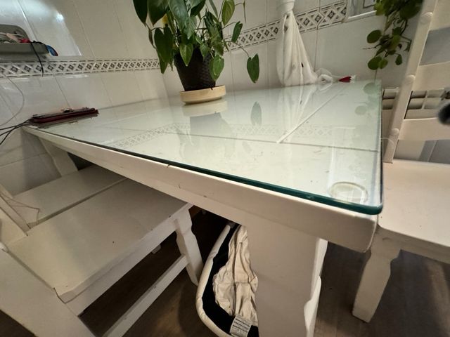 MESA con LUNA TEMPLADA