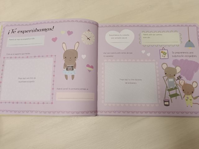 Libro de recuerdos especiales bebé