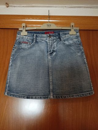 Minifalda vaquera talla 38 