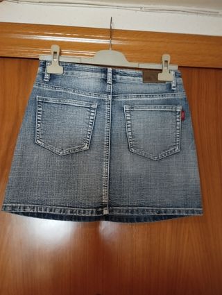 Minifalda vaquera talla 38 