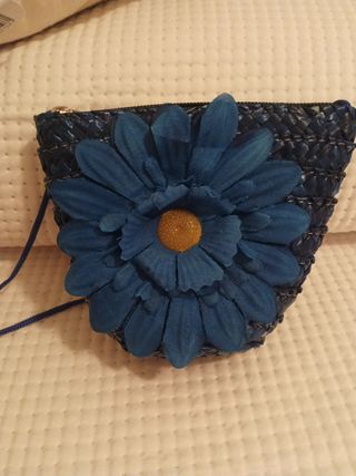 Bolso azul pequeño
