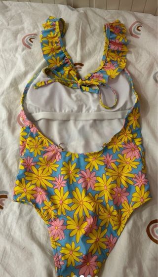 Bañador flores mujer S sin usar