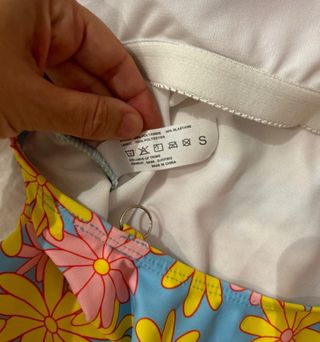 Bañador flores mujer S sin usar