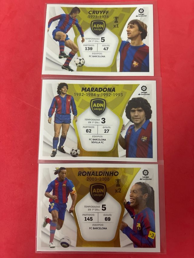 Cruyff maradona ronaldinho barcelona adn