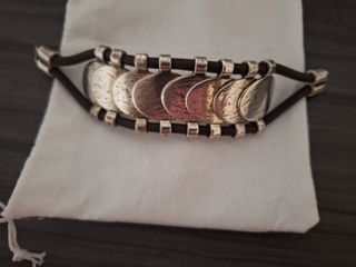 Pulsera cuero mujer