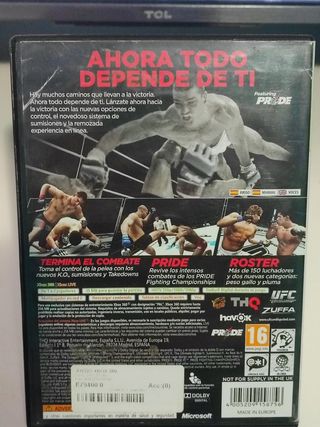 UFC 3 Undisputed Xbox 360