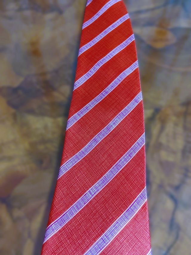 Cravatta Regimental DOLCEPUNTA® colore Rosso e Blu