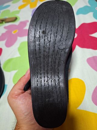 Zapatilla bailarina goma hebilla