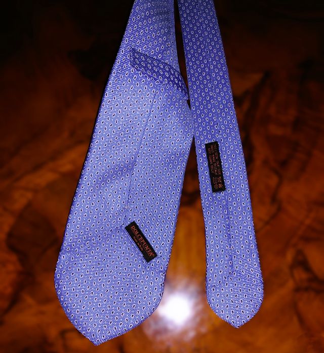 Cravatta DOLCEPUNTA® Azzurro micro-fantasia.