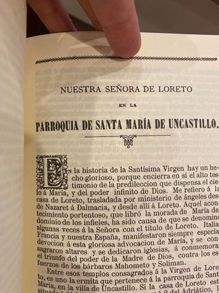 SANTISIMA VIRGEN libro Religioso Antiguo