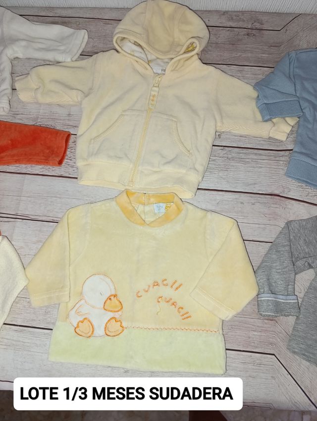 Lote de sudaderas niño 1/3 meses