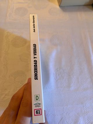 Libro SINCERIDAD Y VERDAD