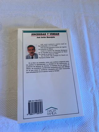 Libro SINCERIDAD Y VERDAD