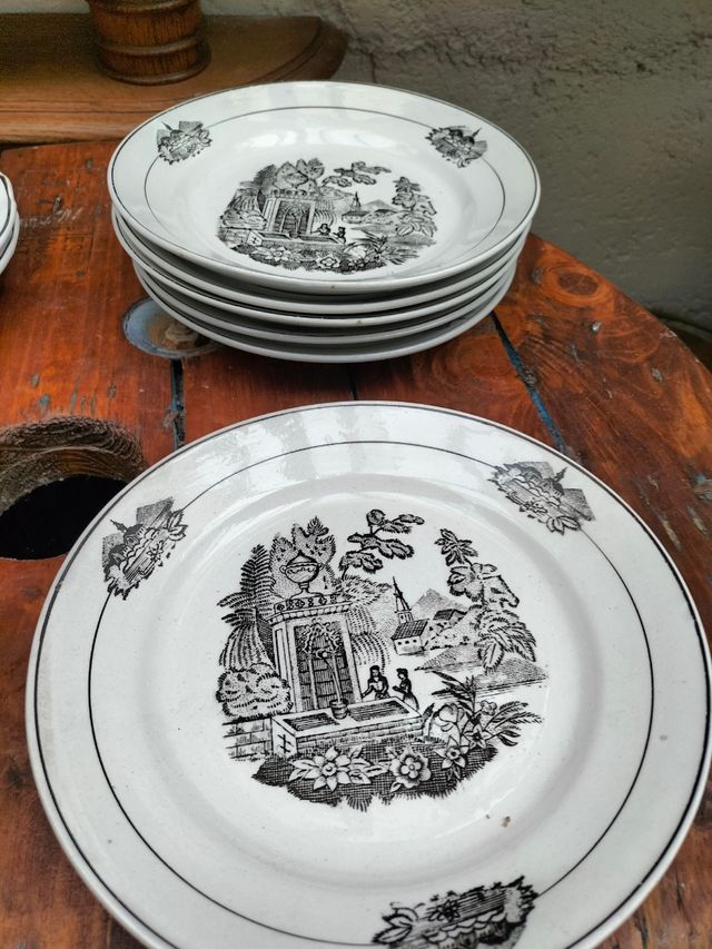 Lote platos antiguos