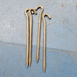 Piquetas camping 4ud usadas