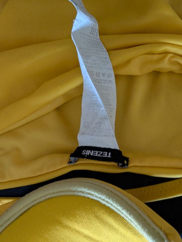 Bikini tezenis giallo