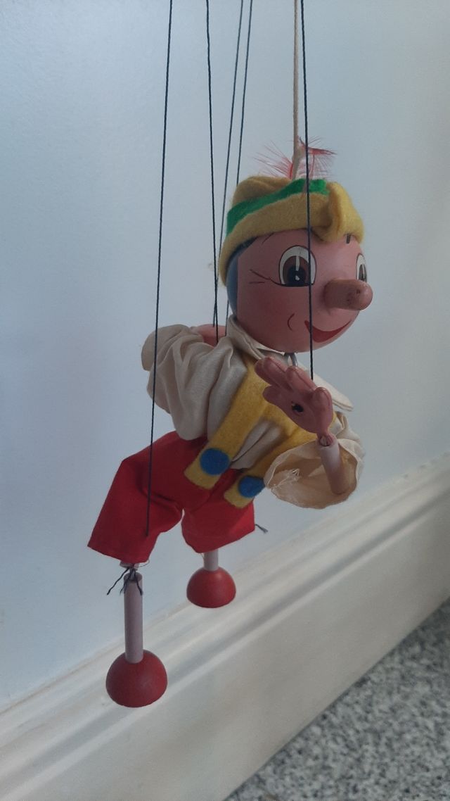 Marioneta inglesa Pinocho