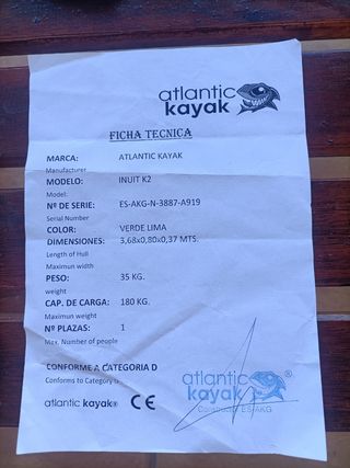 Kayak de pesca a pedales 