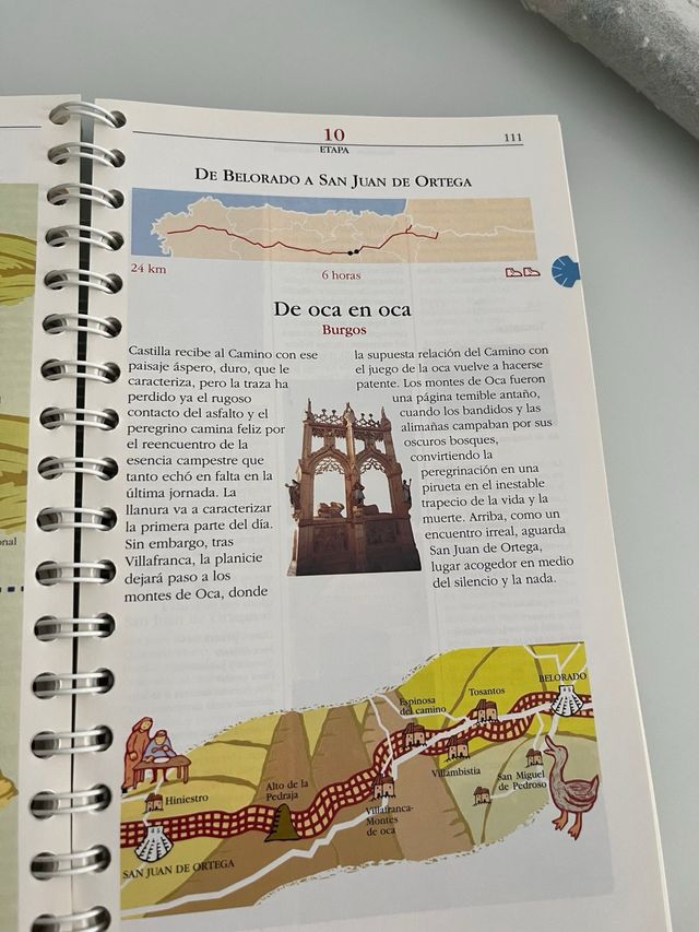 El camino de Santiago a pie