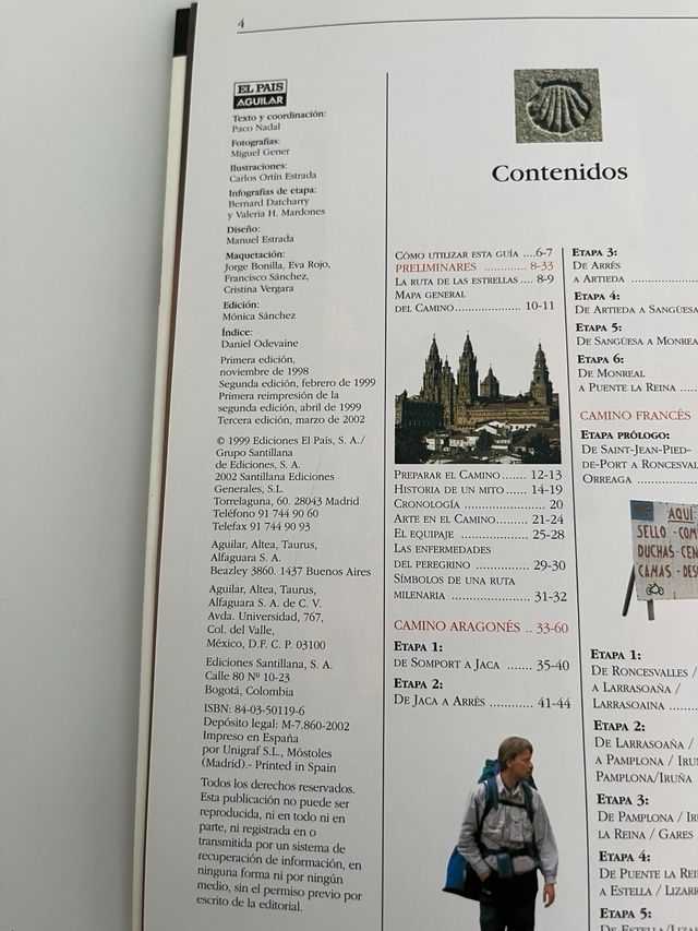 El camino de Santiago a pie