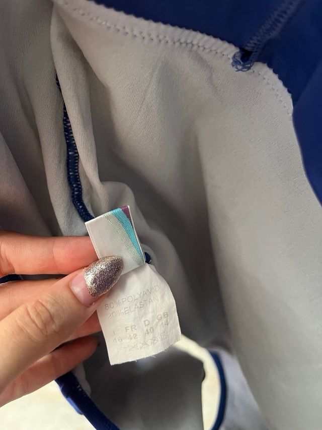 Costume intero blu donna