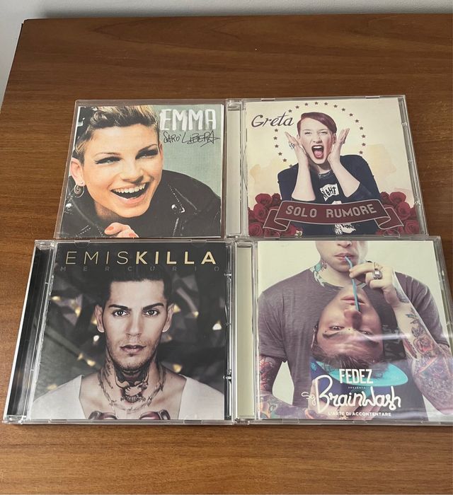 CD di Emis Killa, Fedez, Emma e Greta