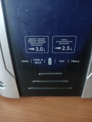 Arrancador baterías 19Ah 1000A N1000