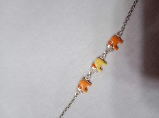 bracciale con elefantini portafortuna 