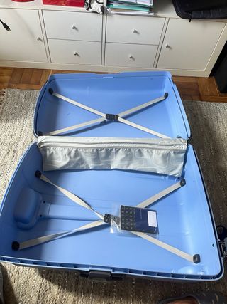 Maleta troley samsonite rigida azul 78 cm