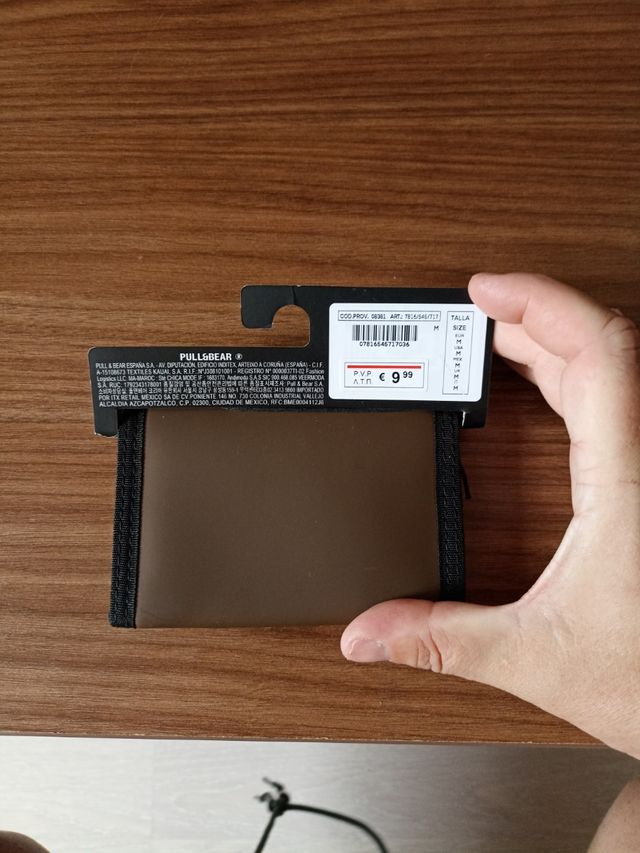 Cartera de hombre nueva 