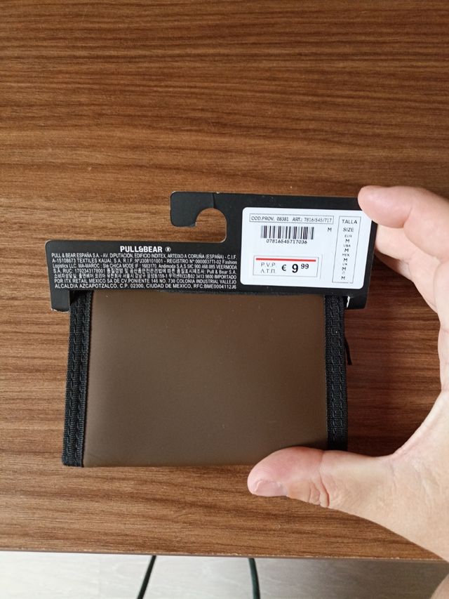 Cartera de hombre nueva 