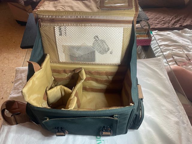 Bolsa para cámara con compartimentos