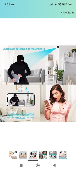 2X Mini cámara espía 1080P+32GB Nueva|40€