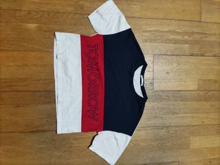 Camiseta corta ancha