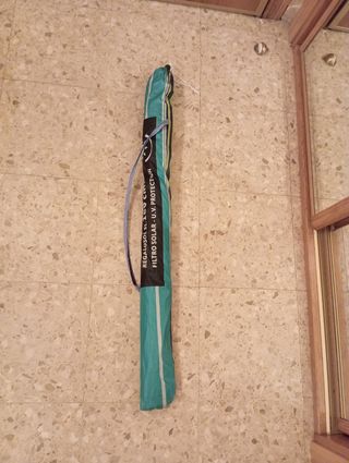 Sombrilla de playa con filtro solar