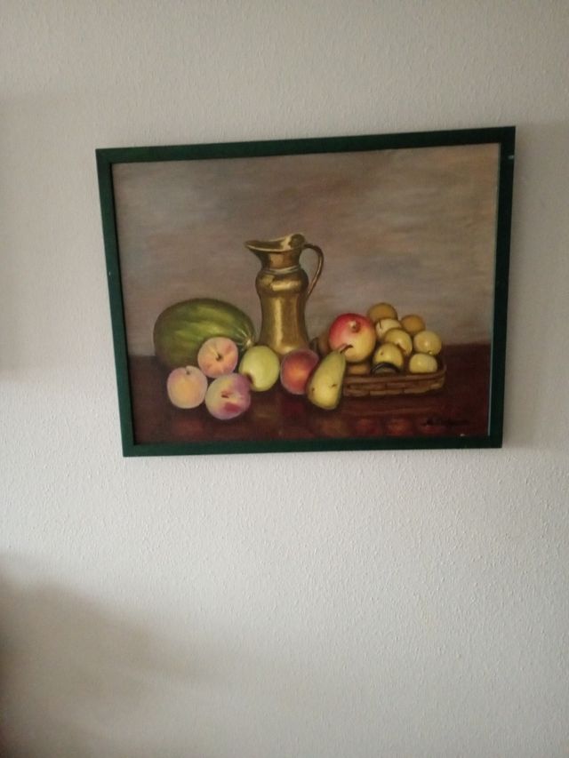 Cuadro bodegón oleo