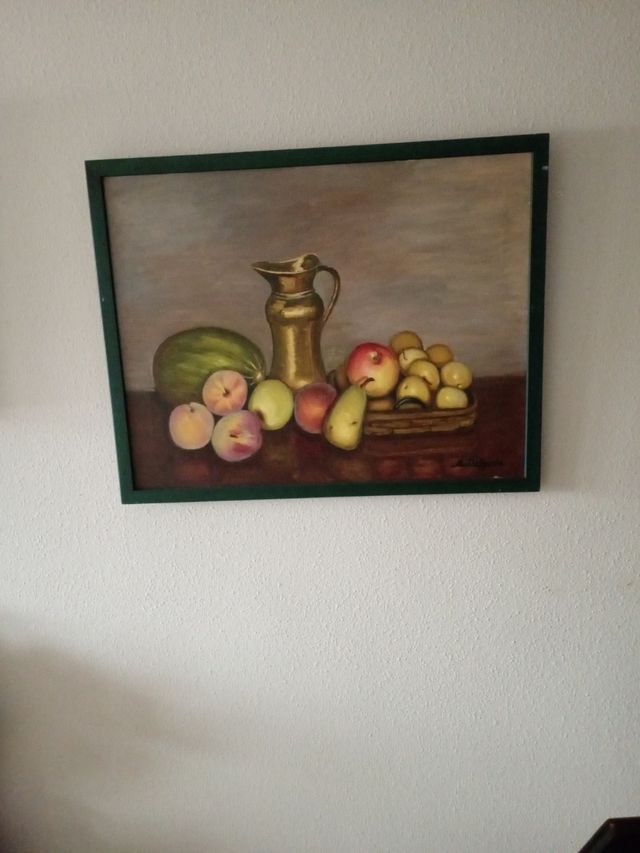 Cuadro bodegón oleo