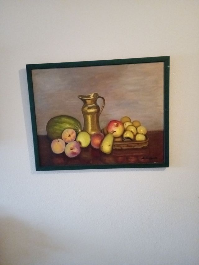 Cuadro bodegón oleo