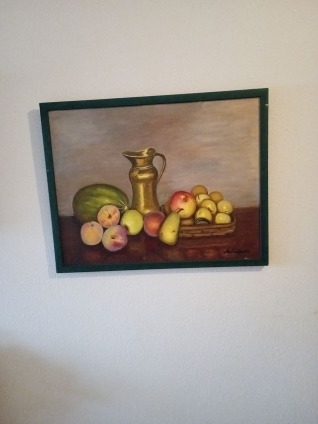 Cuadro bodegón oleo