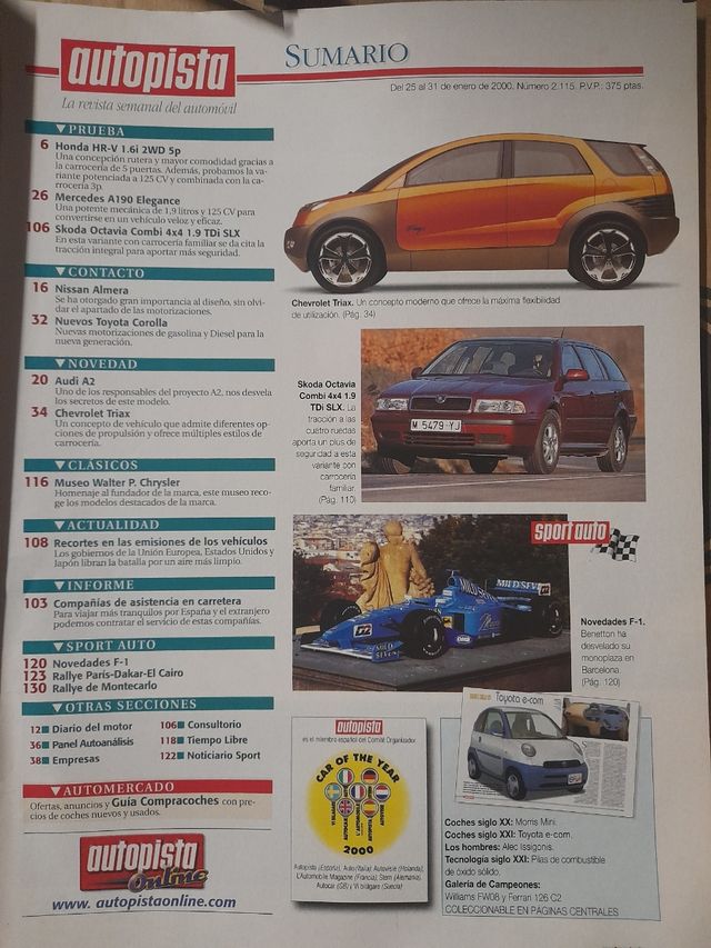 Revista Autopista n: 2115 del 2000