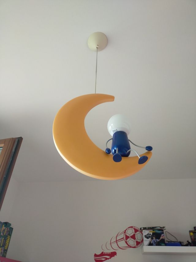 Lampada luna bambini