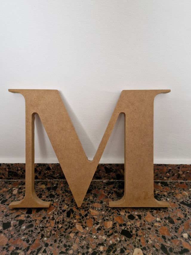 Letra M decoracion