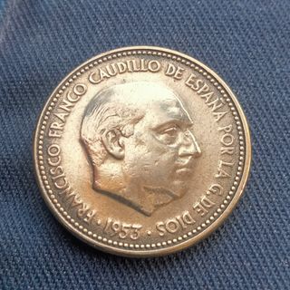 Moneda 2,5 pesetas 1953*54