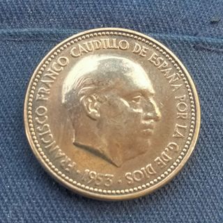 Moneda 2,5 pesetas 1953*54