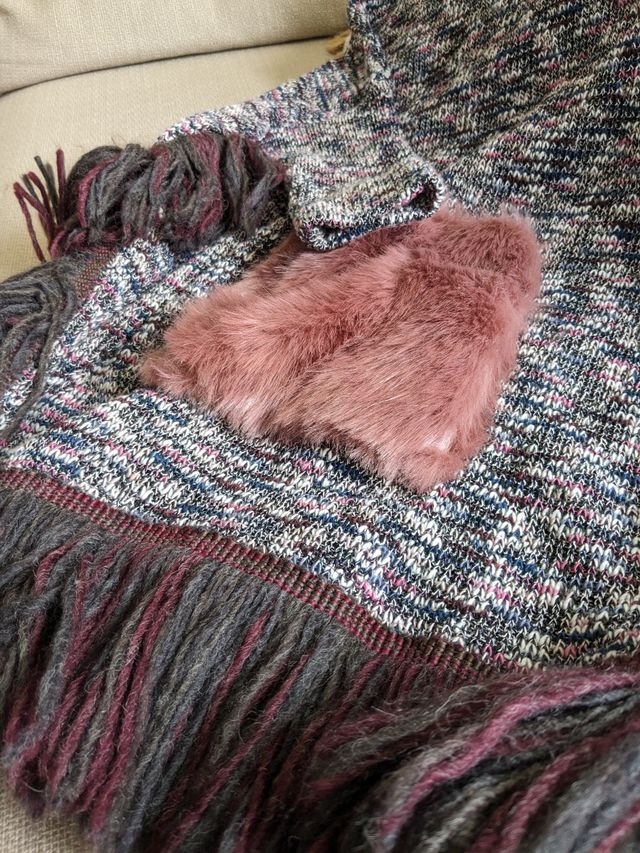 Poncho coquette talla L