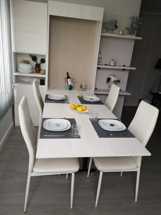 Mesa comedor abatible