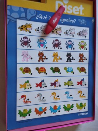 juego mesa, juguete DISET: Los animales Lectron