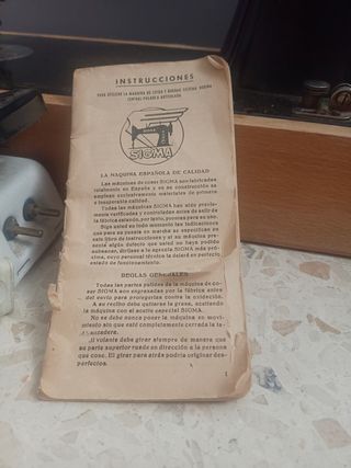 Maquina de coser Sigma